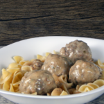 Swedish Meatballs & Egg Noodles